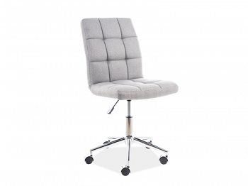 Fotel obrotowy, krzesło biurowe Q-020 szary