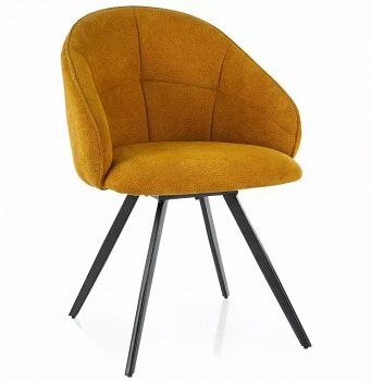 Krzesło tapicerowane obrotowe CAPRI curry