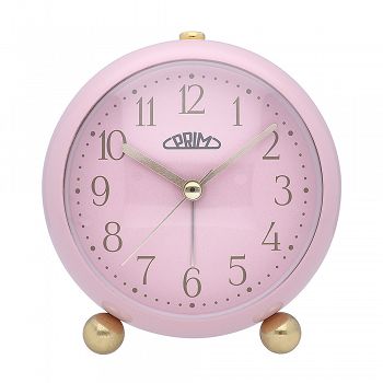 Zegar stojący budzik analogowy C01P.4189.23 różowy