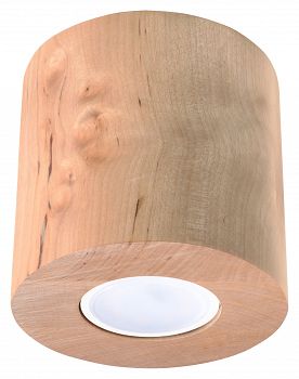 Lampa sufitowa, spot ORBIS  naturalne drewno