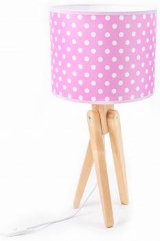 Lampa stołowa Trivet naturalny kropki