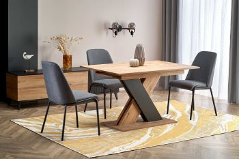 Stół rozkładany XARELTO dąb wotan 130-175 cm