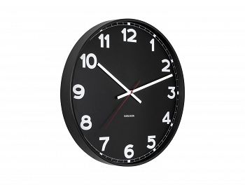 Zegar ścienny NEW CLASSIC czarny 40,5 cm