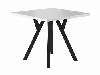 Stół rozkładany MERLIN biały mat 90-240 cm