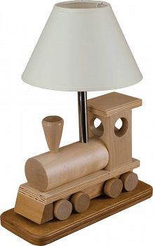 Lampka stołowa LOKOMOTYWA drewniana
