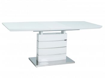 Stół LEONARDO biały 160(220)X90 cm