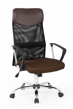 Fotel obrotowy, krzesło biurowe VIRE brązowy