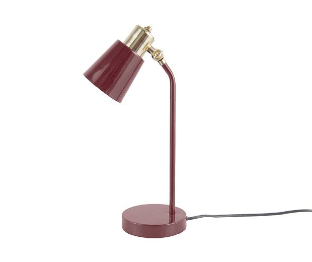 Lampa biurkowa, stołowa Classic metal warm red  by Leitmotiv