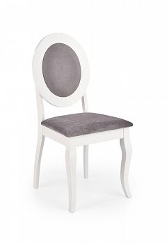 Krzesło drewniane BAROCK białe