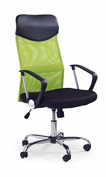 Fotel obrotowy, krzesło biurowe VIRE zielony, czarny