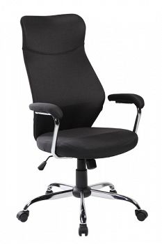 Fotel obrotowy, krzesło biurowe Q-319 czarny