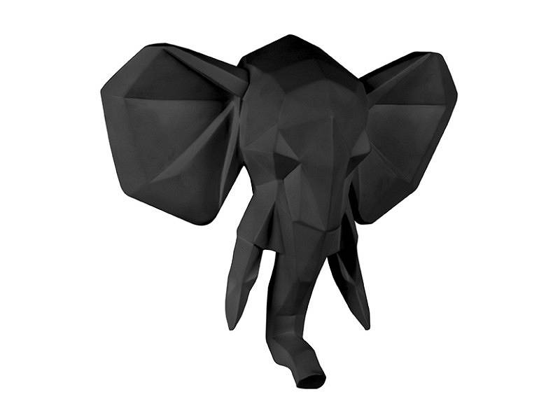 Dekoracja ścienna ELEPHANT czarna