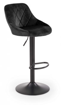Hoker, krzesło barowe H101 velvet czarny