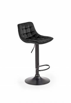 Hoker, krzesło barowe H95 velvet czarny