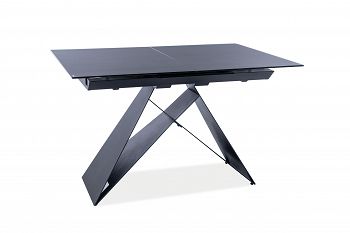 Stół rozkładany WESTIN SG czarny 120-160 cm