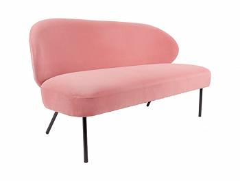 Sofa PUFFED velvet różowy