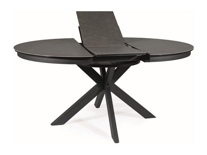 Stół rozkładany PORTO CERAMIC ciemny szary 120-160 cm