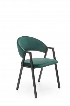 krzesło tapicerowane K473 velvet zielony