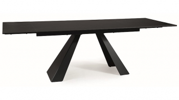 Stół rozkładany SALVADORE czarny sahara 160-240 cm
