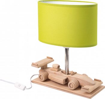 Lampa stołowa wyścigówka zielona