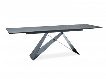 Stół rozkładany WESTIN I czarny mat 160-240 cm