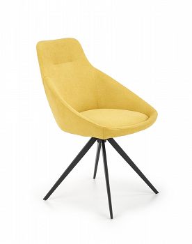 Krzesło tapicerowane K431 żółty