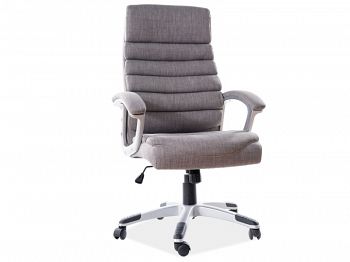 Fotel obrotowy, krzesło biurowe Q-087 szary