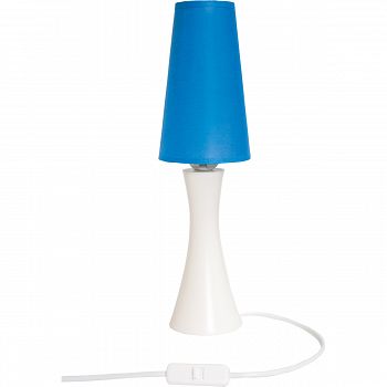 Lampka stołowa Diana 2 biała, niebieska