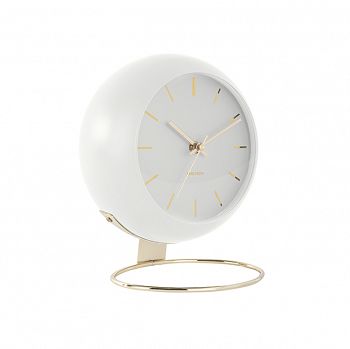 Zegar stołowy Globe white by Karlsson