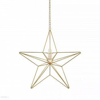 Dekoracja świąteczna gwiazda 42 cm TJUSA złota