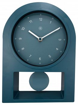 Zegar stołowy Swing niebieski by NeXtime