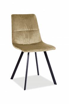 Krzesło tapicerowane TOLEDO velvet beżowy