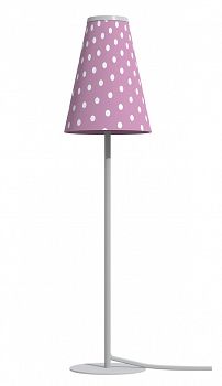Lampa stołowa TRIFLE różowa/biała