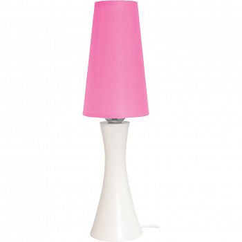 Lampka stołowa Diana 2 biała, różowa