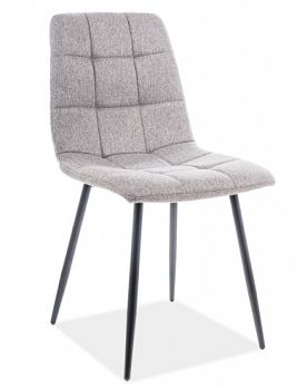 Krzesło tapicerowane MILA szare