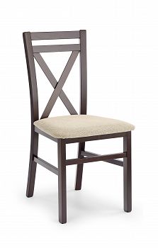 Krzesło drewniane DARIUSZ ciemny orzech 