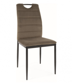 Krzesło tapicerowane RIP velvet oliwka