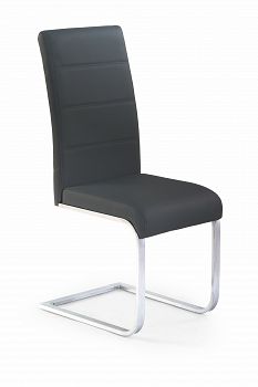 Krzesło tapicerowane K85 czarne