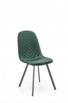 Krzesło tapicerowane K462 ciemny zielony