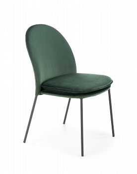 krzesło tapicerowane K443 velvet zielony