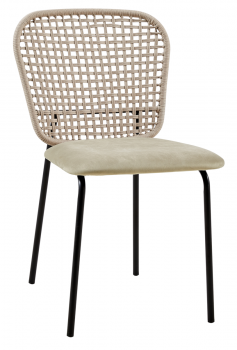 Krzesło tapicerowane KIRO beżowe