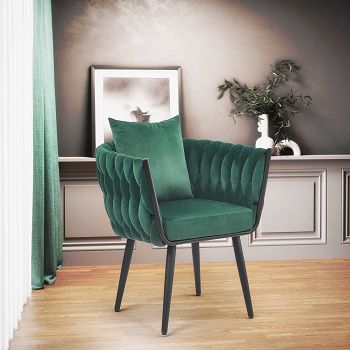 Fotel AVATAR 2 velvet zielony
