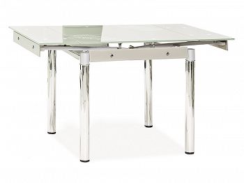 Stół rozkładany GD082 biały 80(131) x 80 cm