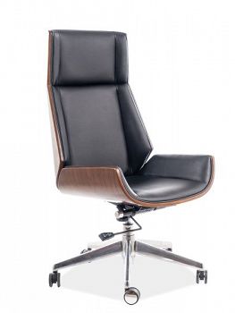 Fotel obrotowy, krzesło biurowe MARYLAND czarny