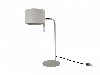 Lampa biurkowa Shell metal grey by Leitmotiv
