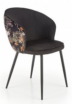 Krzesło tapicrowane K506 czarny